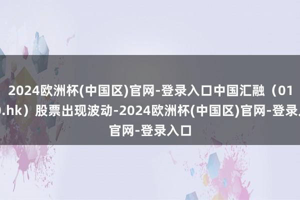 2024欧洲杯(中国区)官网-登录入口中国汇融（01290.hk）股票出现波动-2024欧洲杯(中国区)官网-登录入口